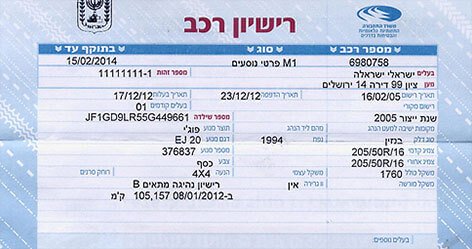 car license